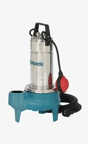 Bomba sumergible de acero Inoxidables para agua sucia.